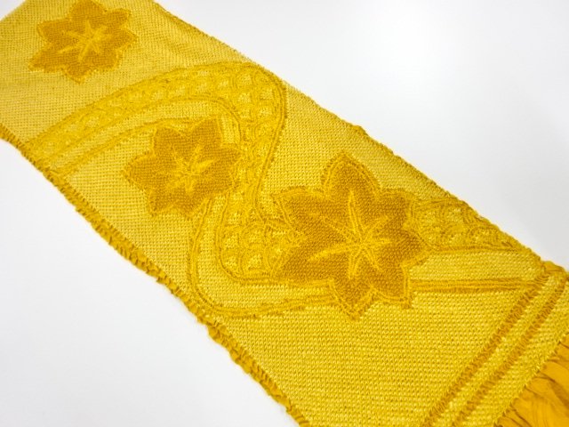 JAPANESE KIMONO / SHIBORI OBIAGE FOR FURISODE